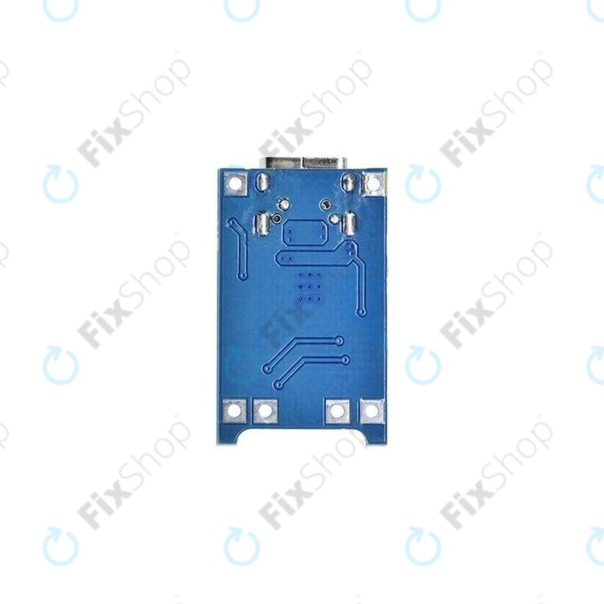 Lademodul TP4056 für 18650 Li-Ion-Akku, USB-C, 1A