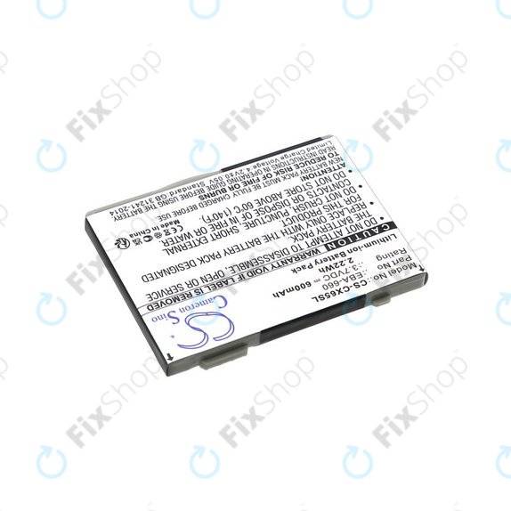Akku batterie für Siemens M8, A31, CS66, SS66, 600mAh, Li-Ion, 3.7V, EBA-660, HQ