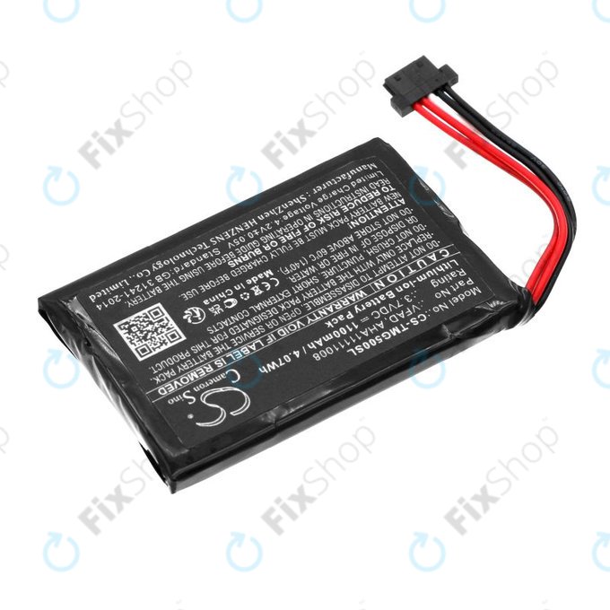 Akku batterie für TomTom GO 5000, 5100, 6000, 6100, 6200, Pro 5250, 1100mAh, Li-Ion, 3.7V, VFAD, HQ