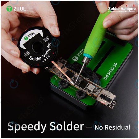 Entlötlitze, Solder Vampire, 2UUL DW16, einzeln verpackt, 10 Rollen/Box