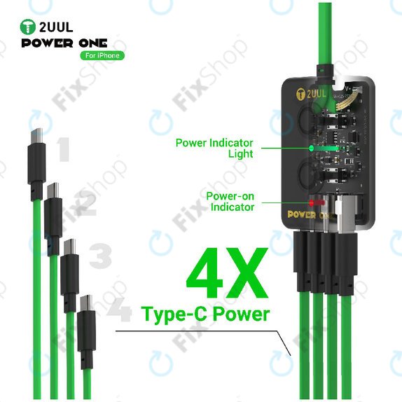 One-Click Netzkabel, 2UUL PW09, für iPhone 12-16 Pro Max