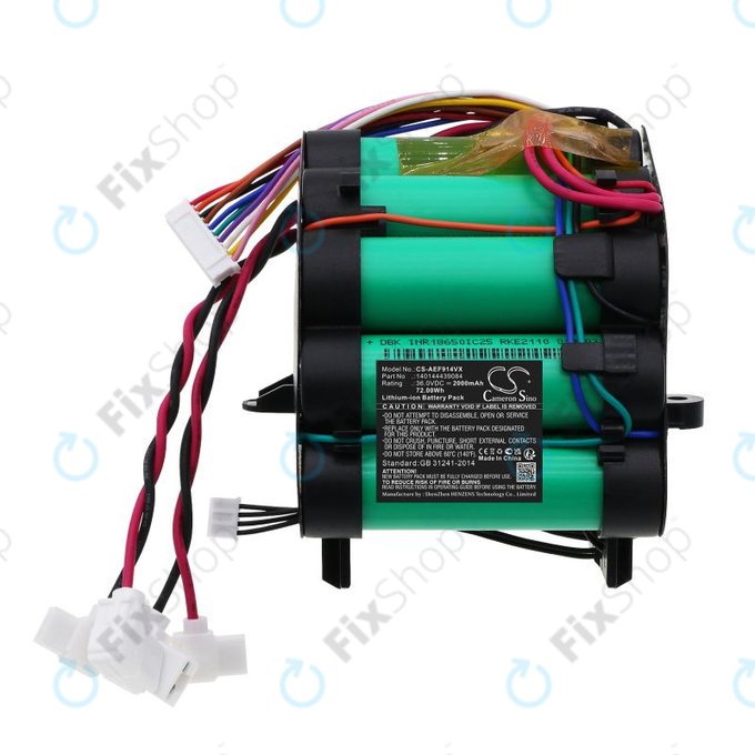 Akku batterie für AEG FX9, Pure F9, Electrolux FlexLift PF9, 2000mAh, Li-Ion, 36V, 140144439084, HQ