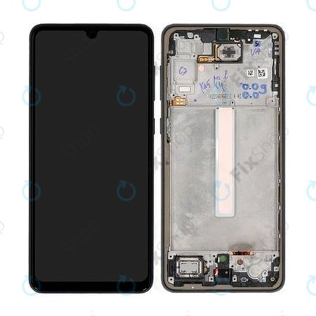 Samsung Galaxy A33 5G A336B - LCD Display + Touch Screen + Frame (Black) - GH82-28143A, GH82-28144A Genuine Service Pack