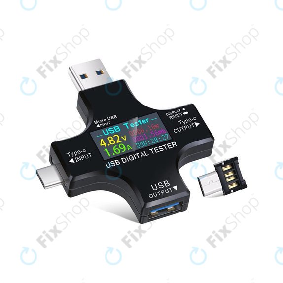 Eversame 2in1 - USB-Tester und Multimeter (USB-C und USB 3.0)