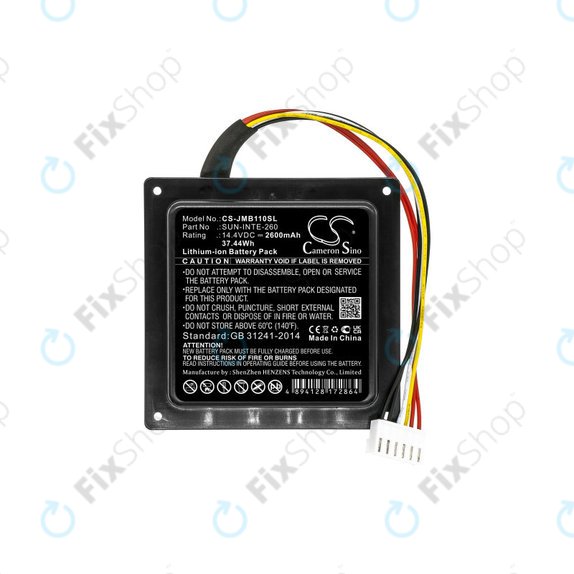 Batterie für JBL Party Box 100, 2600mAh, Li-Ion, 14.4V, SUN-INTE-260, HQ