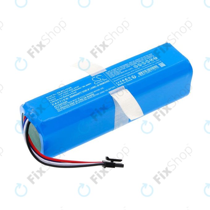 Akku batterie für 360 S6 Pro, S9, X90, X95, Eufy Robovac L70 Hybrid, 6700mAh, Li-Ion, 14.4V, INR18650M26-4S2P, HQ
