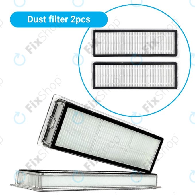 Xiaomi Mi Robot Vacuum Mop (Mijia 1C), 2 (Mijia 2C) 2 Pro+ (Mijia 1T) – Standard-Set (Weiß)