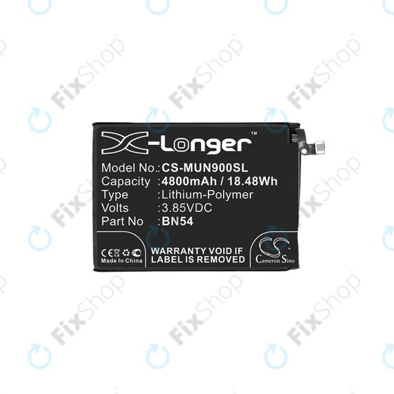 Xiaomi Redmi 9, 9A, Note 9 - Akku Batterie BN54 4800mAh HQ