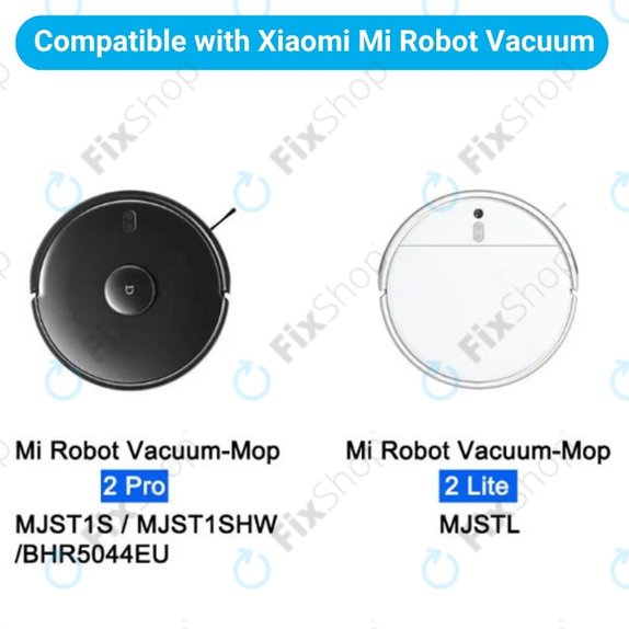 Ersatzteilset für Xiaomi Mi Robot Vacuum Mop 2 Pro, 2 Lite (1x Hauptbürste, 2x Filter, 2x Seitenbürste, 2x Wischtuch)