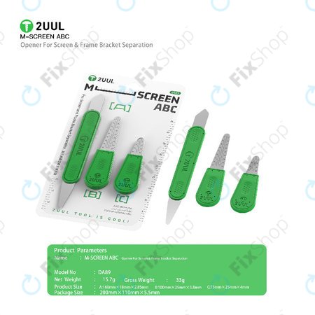 ABC Display-Öffnungswerkzeug-Set, 2UUL DA89