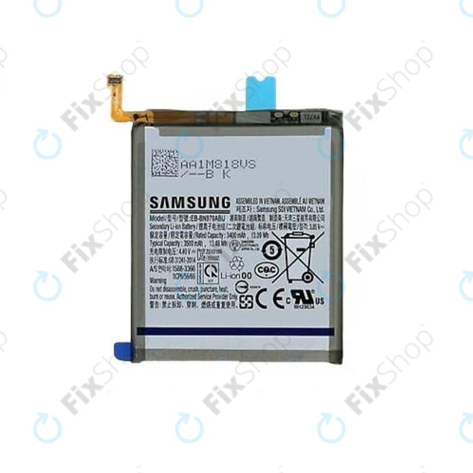 Samsung Galaxy Note 10 N970F - Akku Batterie EB-BN970ABU 3500mAh - GH82-20813A Genuine Service Pack