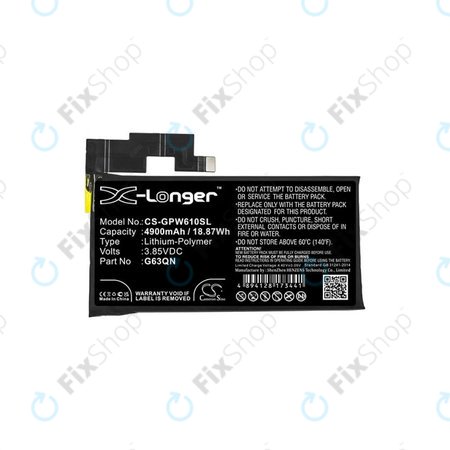 Google Pixel 6 Pro - Akku Batterie G63QN 4900mAh HQ