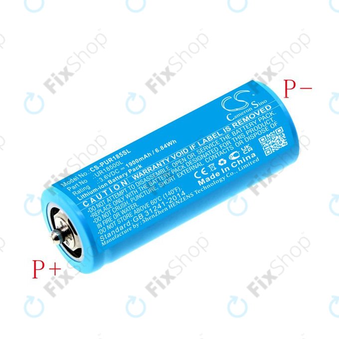 Akku batterie für Braun Silk-épil 5, Silk-épil 7, Silk-épil 9, 1900mAh, Li-Ion, 3.6V, UR18500L, HQ