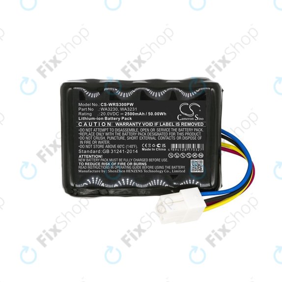 Worx Landroid S-series, WR-series - Akku Batterie 50032492, 50032774, WA3230, WA3231 2500mAh HQ