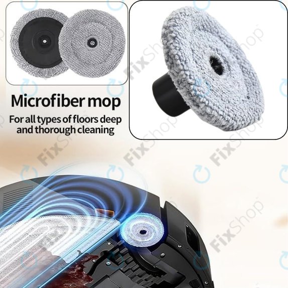 Seitliches Wischpad, 2 Stk. für Xiaomi Roborock Saros 10