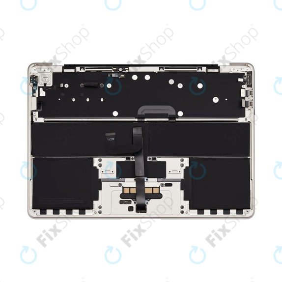 Oberer Tastaturrahmen für MacBook Air 13", A3113 (2024), mit US-Tastatur und Akku, Starlight, 661-40229, Genuine Apple