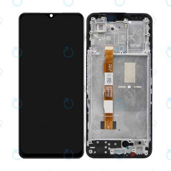 Vivo V22 - LCD Display + Touchscreen Front Glas + Rahmen (Black) TFT