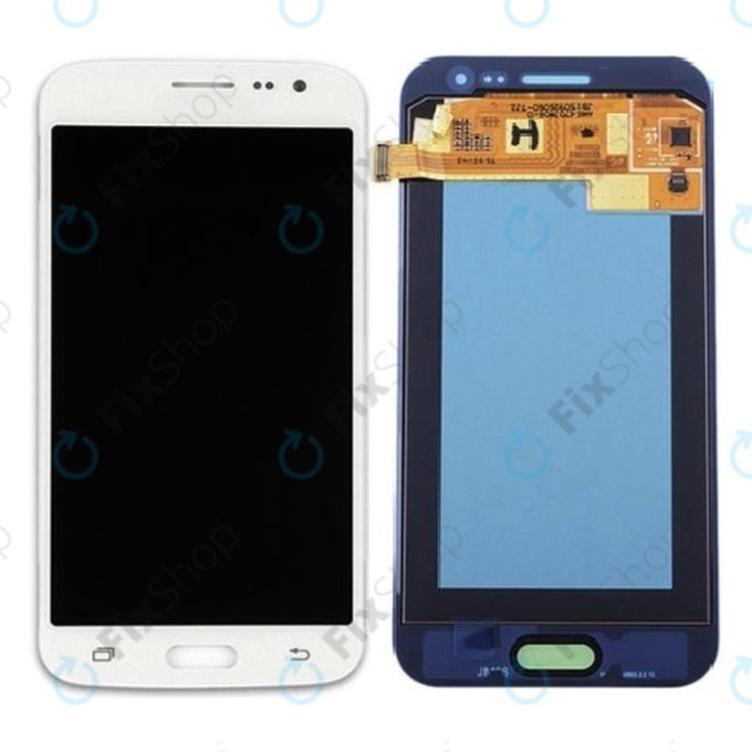 Samsung Galaxy J2 Duos - LCD Display + Touchscreen Front Glas (White) - GH97-17940A Genuine Service Pack