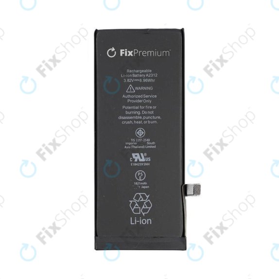 Apple iPhone SE (2nd Gen 2020) - Akku Batterie 1821mAh FixPremium (10 Pack)