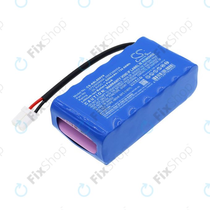 Akku batterie für Wiper i130S, Ambrogio Twenty Elite, 5200mAh, Li-Ion, 25.9V, 075Z60900A, HQ