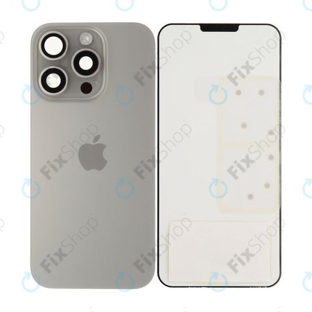Backcover Glas für iPhone 16 Pro | Natural Titanium | 661-42725 | Genuine Apple