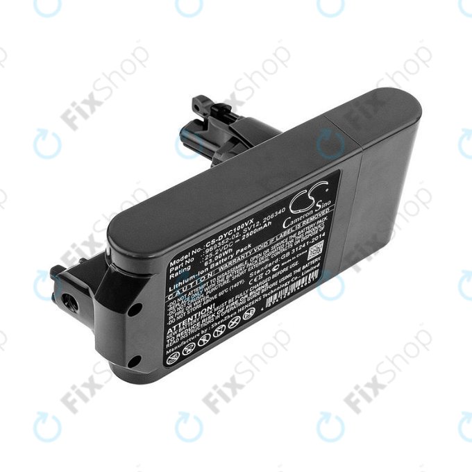 Dyson V10 - Akku Batterie 969352-02, SV12, 206340 Li-Ion 25.2V 2500mAh HQ
