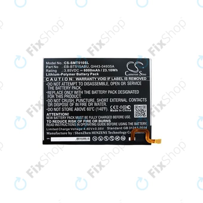Samsung Galaxy Tab A 10.1 2019 - Akku Batterie EB-BT515ABU 6000mAh HQ