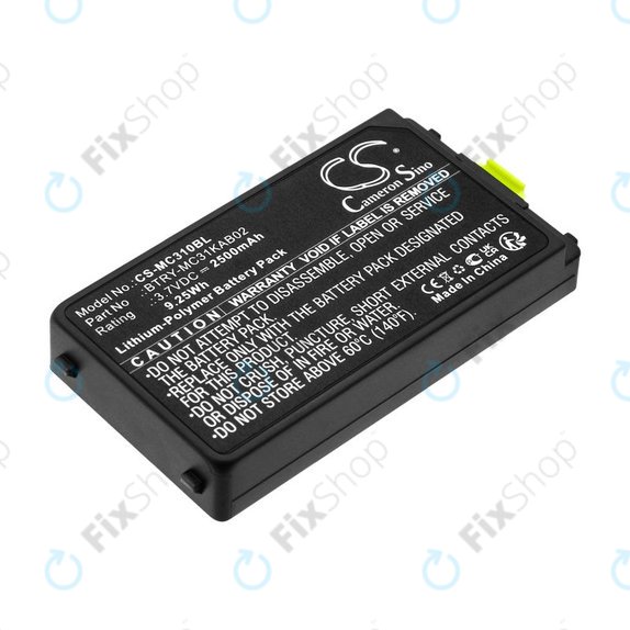 Akku batterie für Symbol, Zebra MC3100, MC3190, 2500mAh, Li-Pol, 3.7V, BTRY-MC31KAB02, HQ