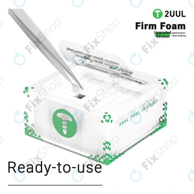 2UUL SC07 - Hochdichte Reinigungsunterlagen für Kamera, Chips und PCB (500Stk.)