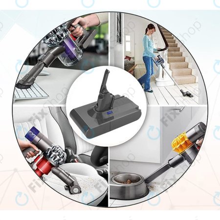 Dyson V8 - Akku Batterie 215681, PM8-US-HFB1497A Li-Ion 21.6V 3000mAh
