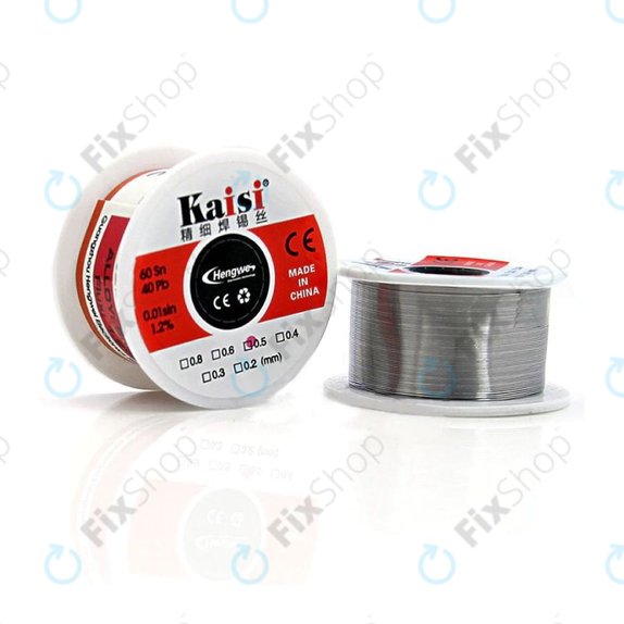 Kaisi - Lötdraht für Präzisionsschweißarbeiten Sn/Pb - 0,3mm (50g)