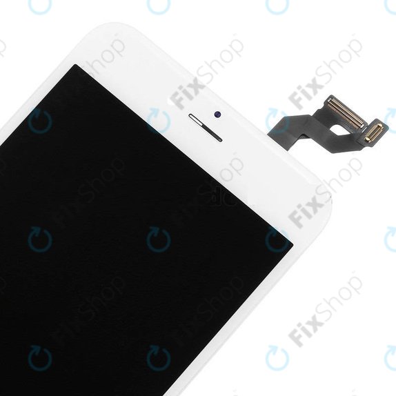 Display für iPhone 6S Plus, White, Touchscreen-Glas mit Rahmen