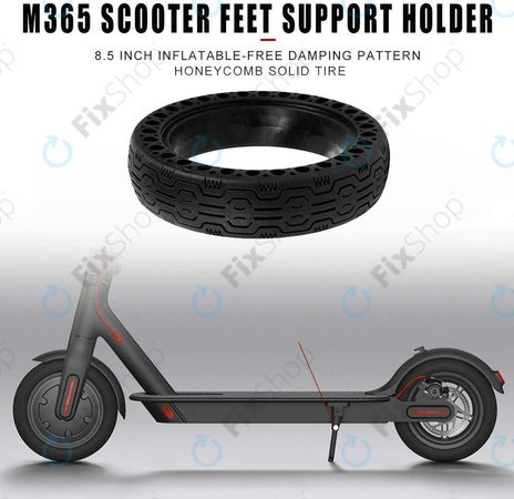 Xiaomi Mi Electric Scooter 1S, 2 M365, Essential, Pro, Pro 2 - Dauerhaft, Schlauchloser Reifen (Typ 2) (Black)