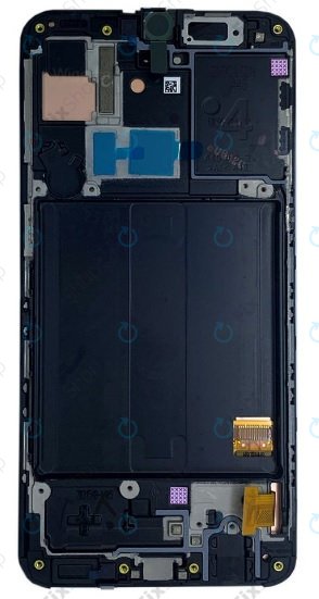Samsung Galaxy A40 A405F - LCD Display + Touchscreen Front Glas + Rahmen (Black) - GH82-19672A, GH82-19674A Genuine Service Pack