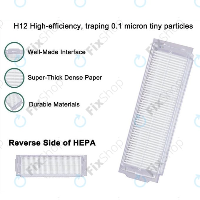 Xiaomi Mi Robot Vacuum Mop Pro (P), 2 Lite, 2 Pro, 2S, 3C, Viomi V2 Pro, V3, SE - HEPA-Filter (2Stk.)