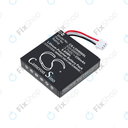 Batterie für Logitech H800, 230mAh, Li-Pol, 3.7V, 533-000067, HQ