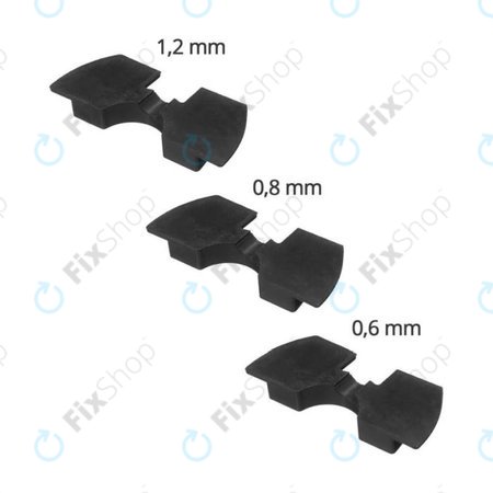 Xiaomi Mi Electric Scooter 1S, 2 M365, Essential, Pro, Pro 2 - Vibrationsdämpfer (Black) - 3Stk.