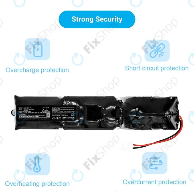 Rowenta Air Force Extreme RH-series, Tefal TY-series - Akku Batterie RS-RH5274 Li-Ion 25.9V 2500mAh HQ