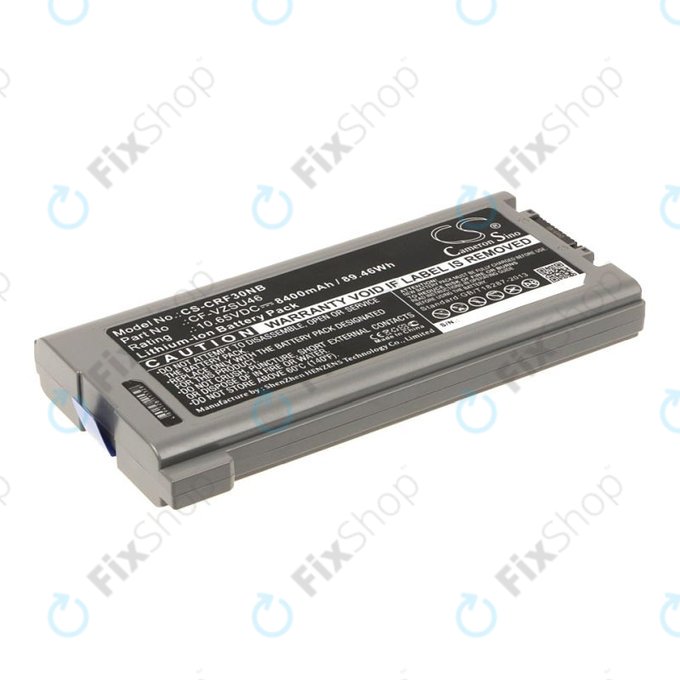 Akku batterie für Panasonic Toughbook CF-30, 31, 53, 8400mAh, Li-Ion, 10.65V, CF-VZSU46, HQ