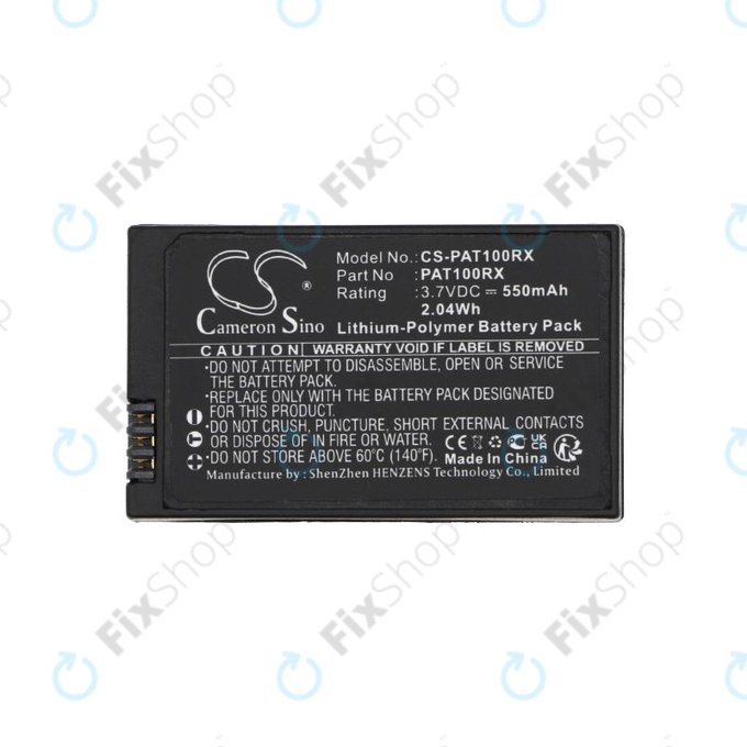 Akku batterie für Parrot, 550mAh, Li-Pol, 3.7V, PF070238, HQ