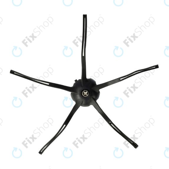 Ersatzteilset für Xiaomi Roborock S5 Max, S6, S6 MaxV, S6 Pure, Xiaowa E3 (1x Hauptbürste, 2x Filter, 2x Seitenbürste – schwarz)