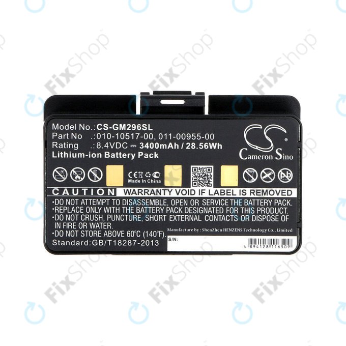 Batterie für Garmin GPSMAP, 3400mAh, Li-Ion, 8.4V, 010-10517-00, HQ