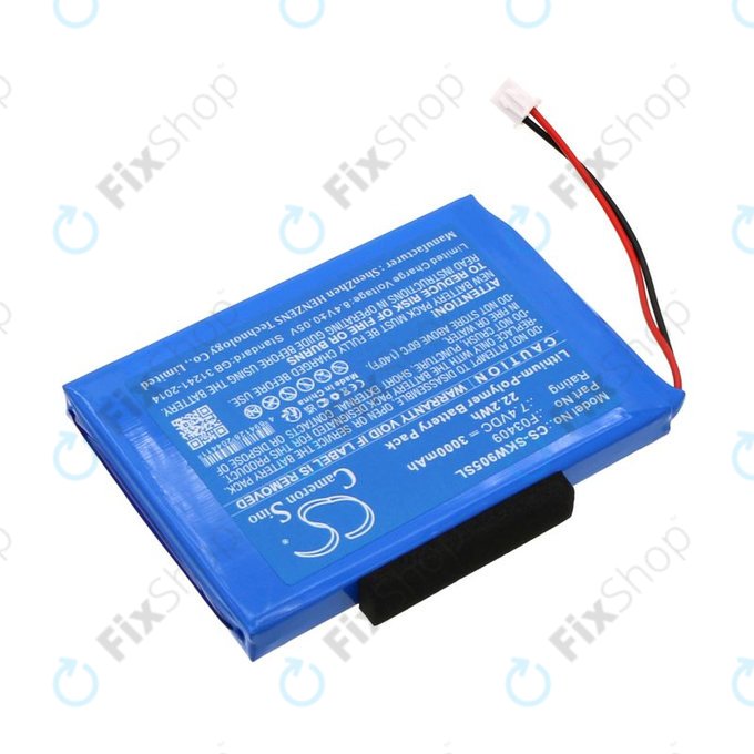 Akku batterie für Satlink WS-6902, WS-6905, 3000mAh, Li-Pol, 7.4V, F03409, HQ