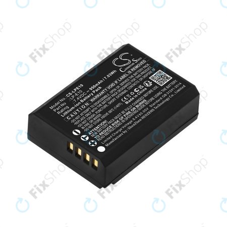 Akku batterie für Canon EOS 1100D, EOS 1300D, 950mAh, Li-Ion, 7.4V, LP-E10, HQ