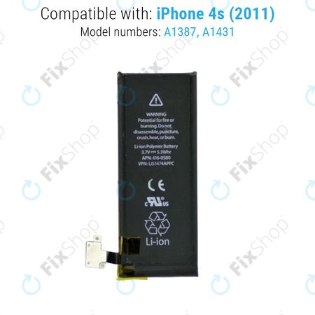Apple iPhone 4S - Akku Batterie 1430mAh