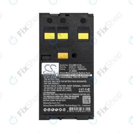 Akku batterie für Leica 400, 3600mAh, Ni-MH, 6V, GEB121, HQ