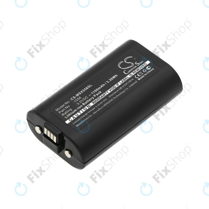 Batterie für Microsoft Xbox One Wireless Controller, Xbox One S, X, Elite Controller, 1556, 1100mAh, Li-Ion, 3V, 1556, HQ