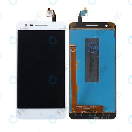Lenovo C2 K10a40 - LCD Display + Touchscreen Front Glas (White) TFT