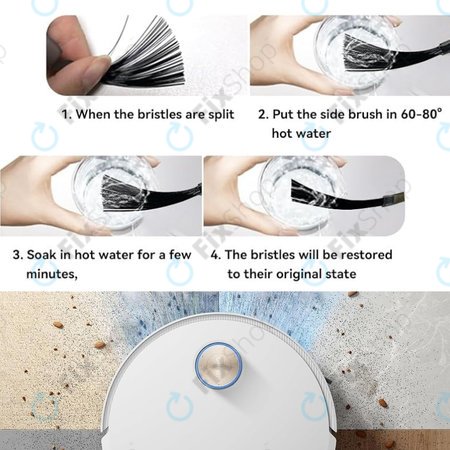 Xiaomi Dreame X50 Ultra, X40 Ultra, L40 Ultra, L40s Pro Ultra, Mova V50 Ultra, P60 - Seitenbürste