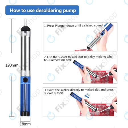 Aluminium Lötsauger (Entlötpumpe)